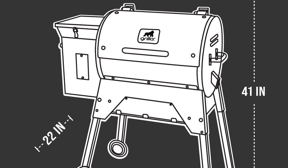 Chimp Tailgater WiFi Wood Pellet Grill