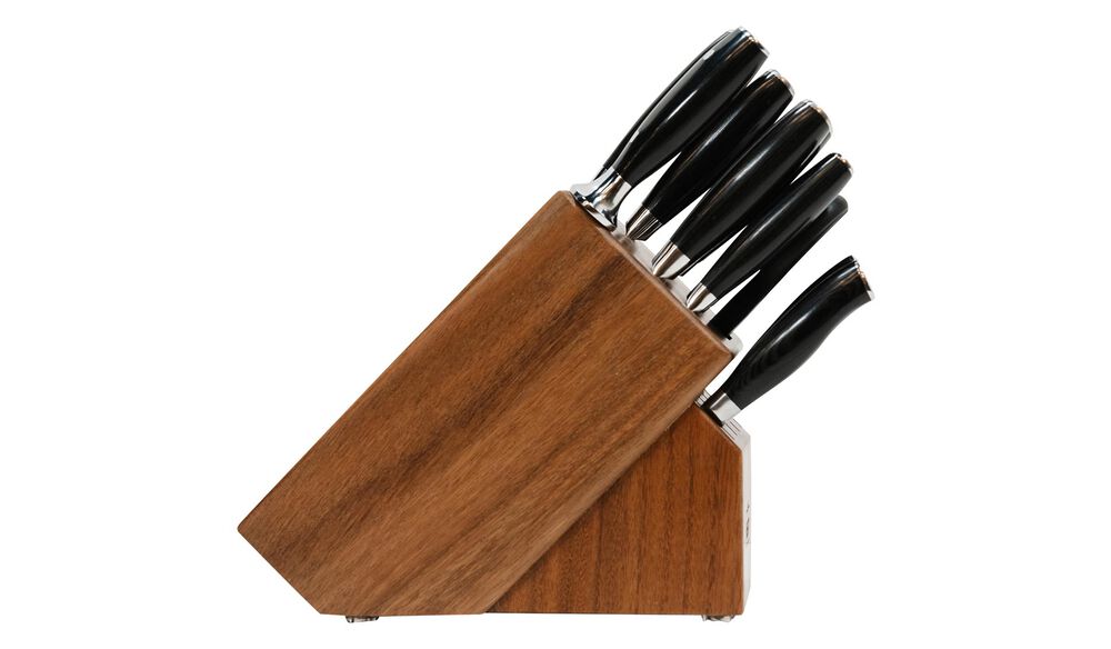 MEAT! Complete Kitchen Knife Set with Knife Block