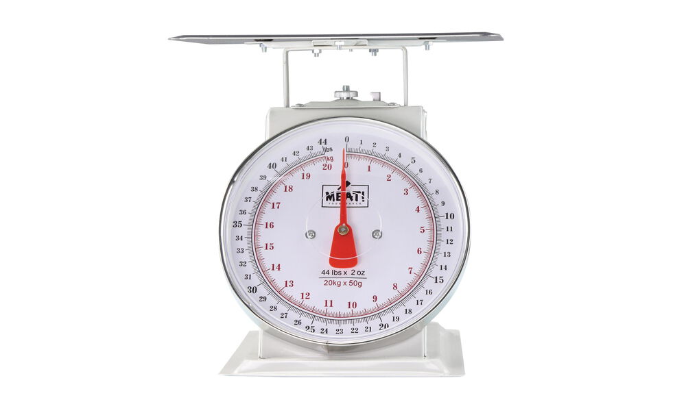 44 lb Stainless Steel Meat Scale