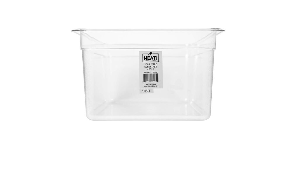 Sous Vide 10 Container/Lid (25L)