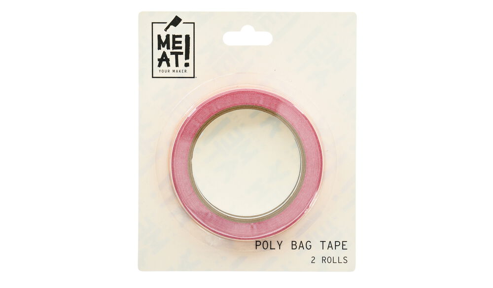 Poly Bag Tape - 2 Rolls