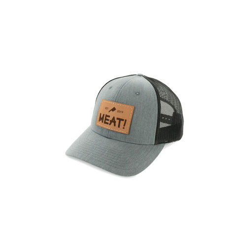 MEAT! Leather Patch Hat