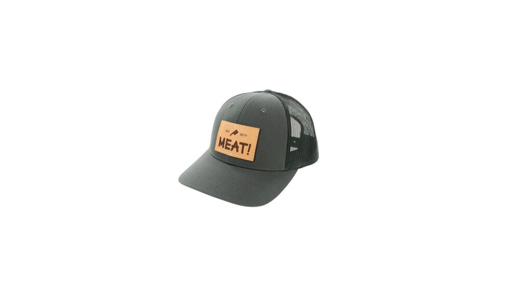 MEAT! Charcoal / Black Richardson Hat